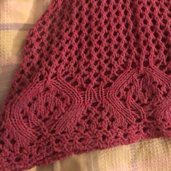 Pink crochet see through top - Picture 3 of 5